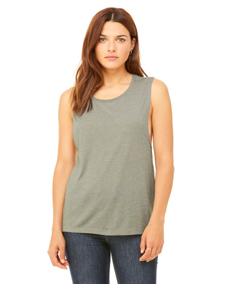 B8803 Bella + Canvas Ladies' Flowy Scoop Muscle Tank