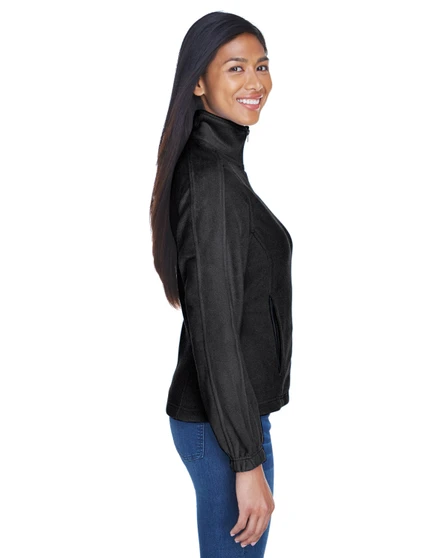 8481 UltraClub Ladies' Iceberg Fleece Full-Zip Jacket, view 2