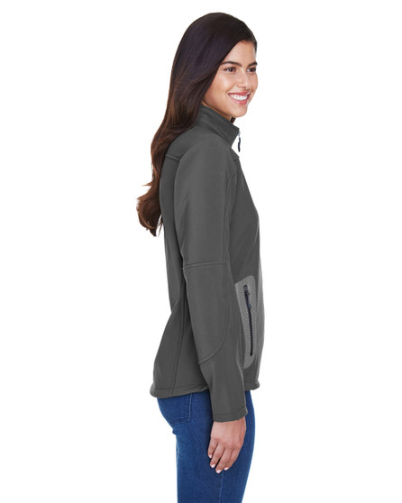 78060 North End Ladies' Three-Layer Fleece Bonded Soft Shell Technical Jacket 78060 North End Ladies' Three-Layer Fleece Bonded Soft Shell Technical Jacket