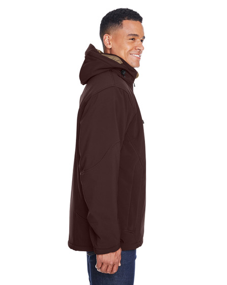 88159 North End Men's Glacier Insulated Three-Layer Fleece Bonded Soft Shell Jacket with Detachable Hood, view 2
