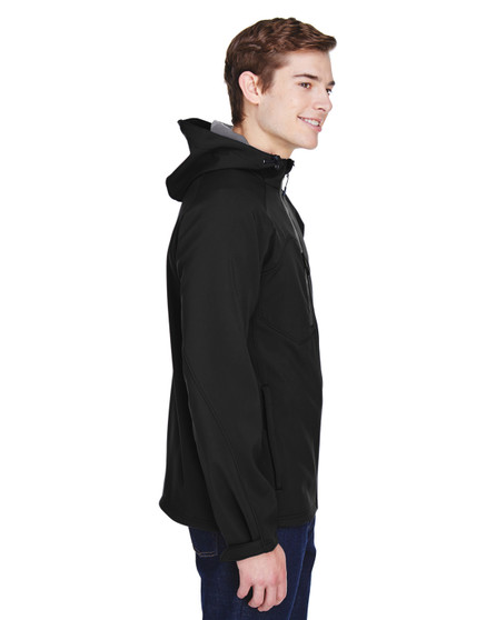 88166 North End Men's Prospect Two-Layer Fleece Bonded Soft Shell Hooded Jacket
