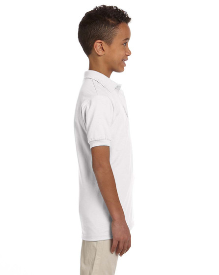 437Y Jerzees Youth 5.6 oz. SpotShield™ Jersey Polo, view 2
