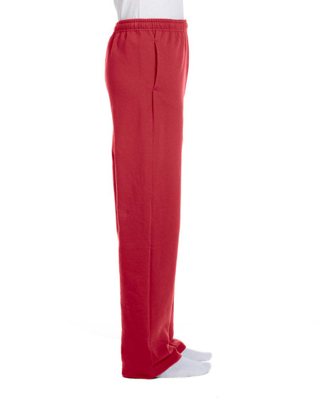 974MP Jerzees Adult 8 oz. NuBlend® Open-Bottom Fleece Sweatpants, view 2