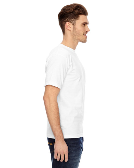 BA7100 Bayside Adult 6.1 oz., 100% Cotton Pocket T-Shirt, view 2