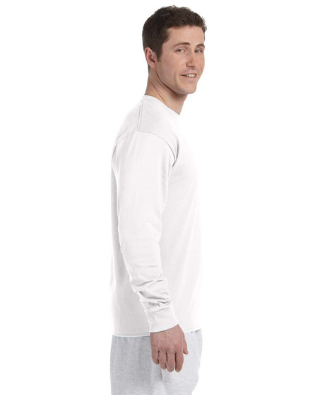 CC8C Champion Adult 5.2 oz. Long-Sleeve T-Shirt, view 2