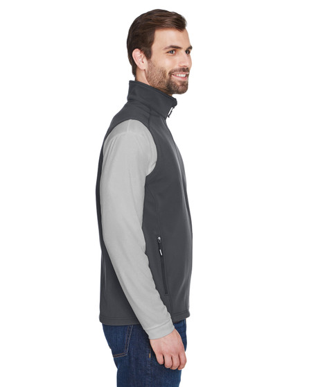 CE701 Core 365 Men's Cruise Two-Layer Fleece Bonded Soft Shell Vest, view 2