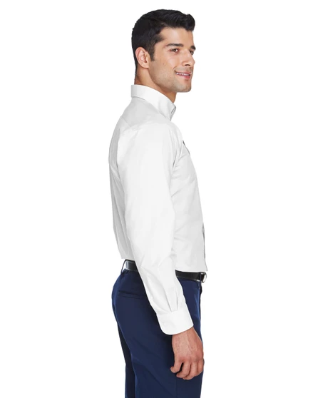 D620 Devon & Jones Men's Crown Woven Collection™ Solid Broadcloth, view 2
