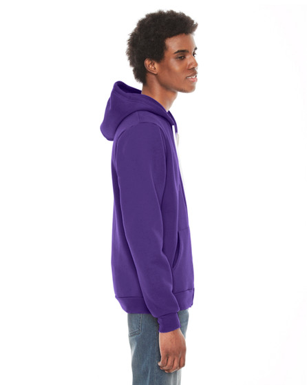 F497 American Apparel Unisex Flex Fleece USA Made Zip Hoodie F497 American Apparel Unisex Flex Fleece USA Made Zip Hoodie