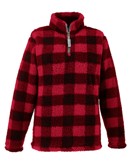 JA8451 J America Ladies' Epic Sherpa 1/4 Zip JA8451 J America Ladies' Epic Sherpa 1/4 Zip