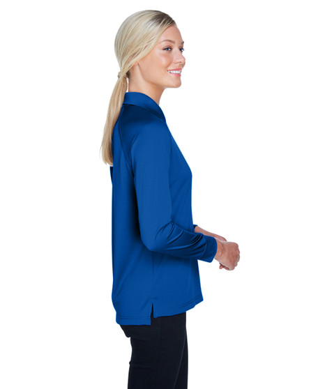 M211LW Harriton Ladies' Advantage Snag Protection Plus Long-Sleeve Tactical Polo, view 2