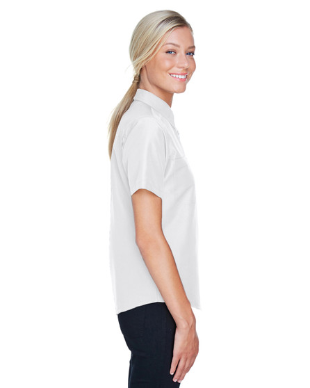M580W Harriton Ladies' Key West Short-Sleeve Performance Staff Shirt