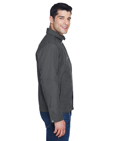 M705 Harriton Men's Auxiliary Canvas Work Jacket, view 2