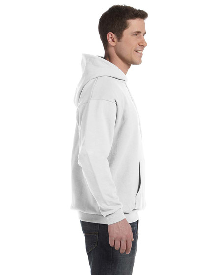 P170 Hanes Unisex 7.8 oz., Ecosmart® 50/50 Pullover Hooded Sweatshirt, view 2