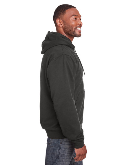 SZ101 Berne Men's Heritage Thermal-Lined Full-Zip Hooded Sweatshirt, view 2