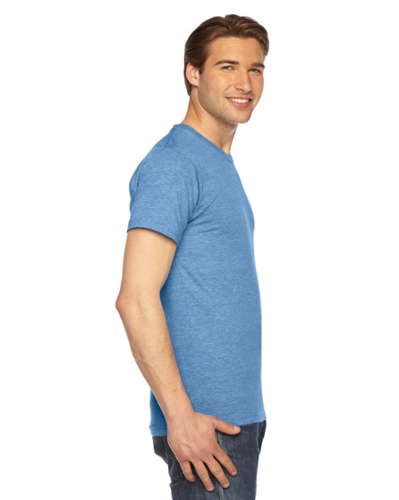 TR401W American Apparel Unisex Triblend Short-Sleeve Track T-Shirt, view 2