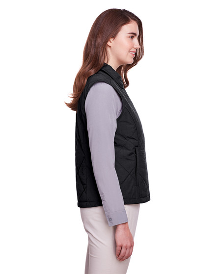UC709W UltraClub Ladies' Dawson Quilted Hacking Vest UC709W UltraClub Ladies' Dawson Quilted Hacking Vest