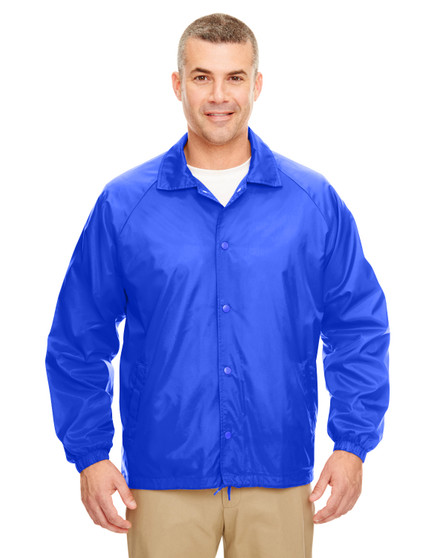 8944 UltraClub Adult Nylon Coaches' Jacket 8944 UltraClub Adult Nylon Coaches' Jacket