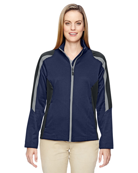 78201 North End Ladies' Strike Colorblock Fleece Jacket 78201 North End Ladies' Strike Colorblock Fleece Jacket