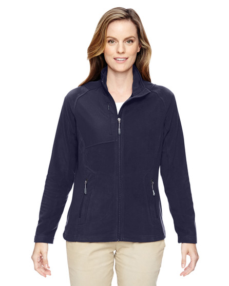 78215 North End Ladies' Excursion Trail Fabric-Block Fleece Jacket 78215 North End Ladies' Excursion Trail Fabric-Block Fleece Jacket