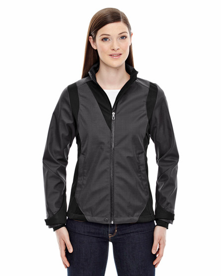 78686 North End Ladies' Commute Three-Layer Light Bonded Two-Tone Soft Shell Jacket with Heat Reflect Technology 78686 North End Ladies' Commute Three-Layer Light Bonded Two-Tone Soft Shell Jacket with Heat Reflect Technology