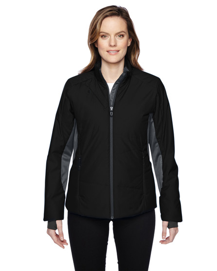 78696 North End Ladies' Immerge Insulated Hybrid Jacket with Heat Reflect Technology 78696 North End Ladies' Immerge Insulated Hybrid Jacket with Heat Reflect Technology