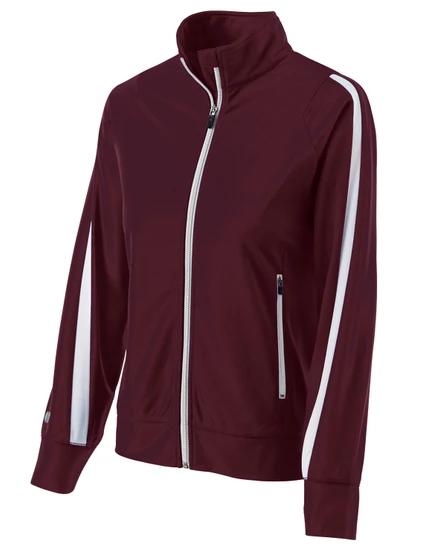 229342 Holloway Ladies Polyester Full Zip Determination Jacket