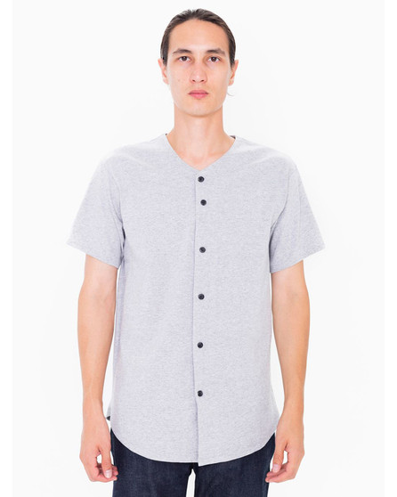 1403W American Apparel Unisex Thick Knit Baseball Jersey