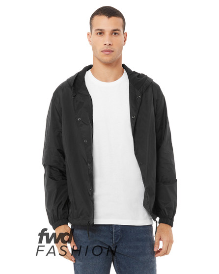 3955C Bella + Canvas FWD Fashion Hooded Coach Jacket