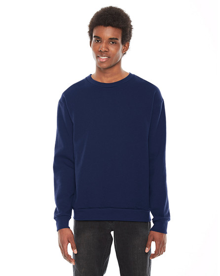 F496W American Apparel Unisex Flex Fleece Drop Shoulder Pullover Crewneck