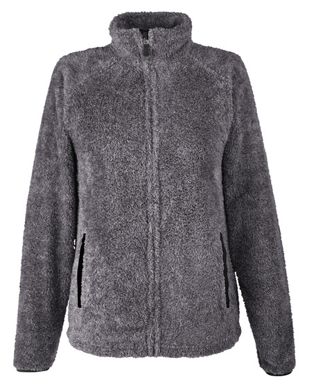 JA8463 J America Ladies Boundary Shag Full Zip