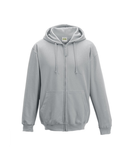JHA050 Just Hoods By AWDis Men's 80/20 Midweight College Full-Zip Hooded Sweatshirt