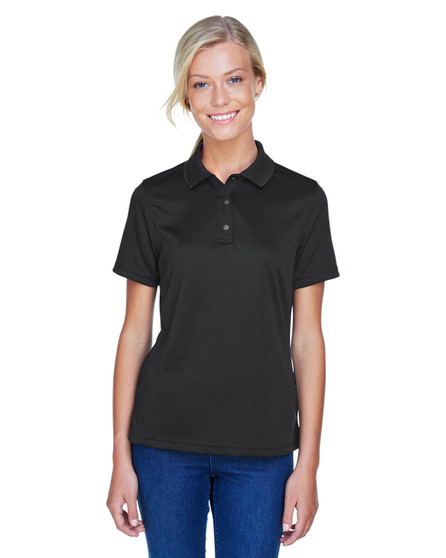 M345W Harriton Ladies' Advantage Snag Protection Plus IL Snap Placket Polo M345W Harriton Ladies' Advantage Snag Protection Plus IL Snap Placket Polo