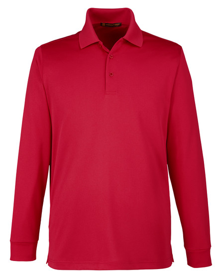 M348L Harriton Men's Advantage Snag Protection Plus IL Long Sleeve Polo