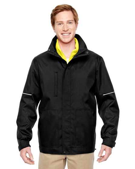 M772 Harriton Adult Contract 3-in-1 Jacket with Daytime Hi-Vis Fleece Vest