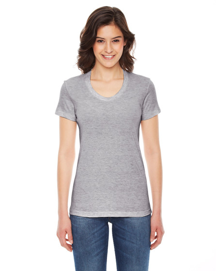 TR301W American Apparel Ladies' Triblend Short-Sleeve Track T-Shirt