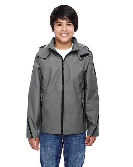 TT72Y Team 365 Youth Conquest Jacket with Fleece Lining