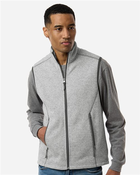 NE731 Men's Jasper Jacquard Fleece Vest
