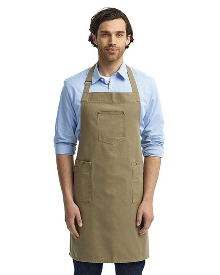 RP132 Artisan Collection by Reprime Chino Bib Apron