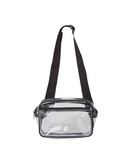 5778 Liberty Bags Clear Stadium 2-Pocket Fanny Pack/Crossbody Bag