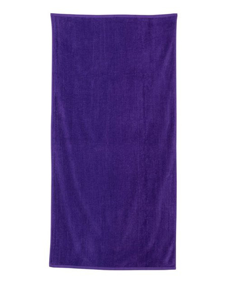 QV3060 Q-Tees Velour Beach Towel