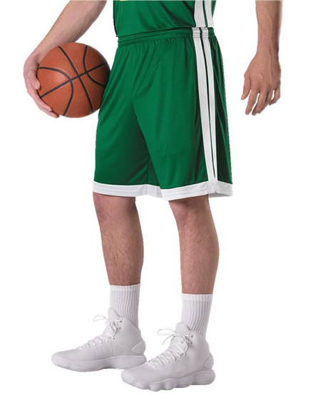 538P Alleson Athletic Men's Single Ply Basketball Shorts