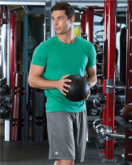 651AFM Russell Athletic Men's 9" Dri-Power® Tricot Mesh Shorts with Pockets