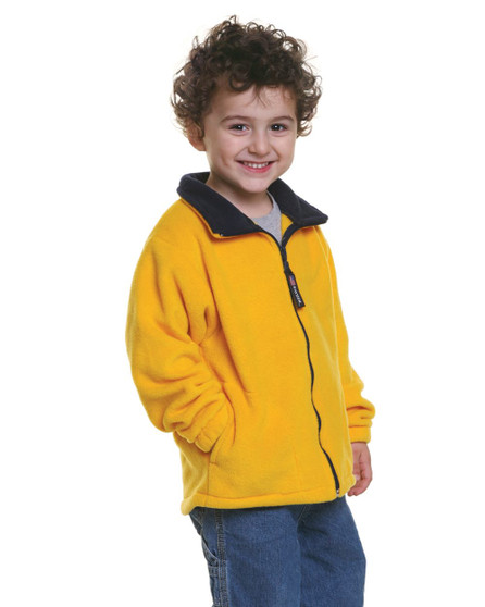 BA1115 Bayside Youth USA-Made Full-Zip Fleece Jacket