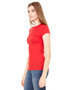 8701 Bella + Canvas Ladies' Sheer Mini Rib Short-Sleeve T-Shirt