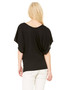 8821 Bella + Canvas Ladies' Flowy Draped Sleeve Dolman T-Shirt, view 2