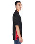 8406 UltraClub Men's Cool & Dry Sport Two-Tone Polo, view 2