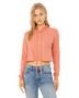 8512 Bella + Canvas Ladies' Cropped Long Sleeve Hooded T-Shirt