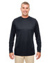8622 UltraClub Men's Cool & Dry Performance Long-Sleeve Top