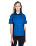 77042 North End Ladies' Fuse Colorblock Twill Shirt