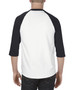 AL1334 Alstyle Adult 6.0 oz., 100% Cotton 3/4 Raglan T-Shirt